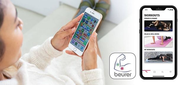 "beurer EMS HomeStudio" App "beurer EMS HomeStudio" App